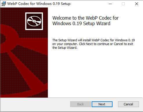 (让系统图片查看器支持WebP格式)WebP Codec for Windows v0.19.9英文安装版